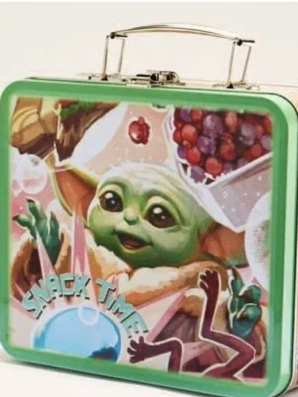 NEW Bath& Body Works Star Wars Mandalorian Grogu Snack Time Lunch Box